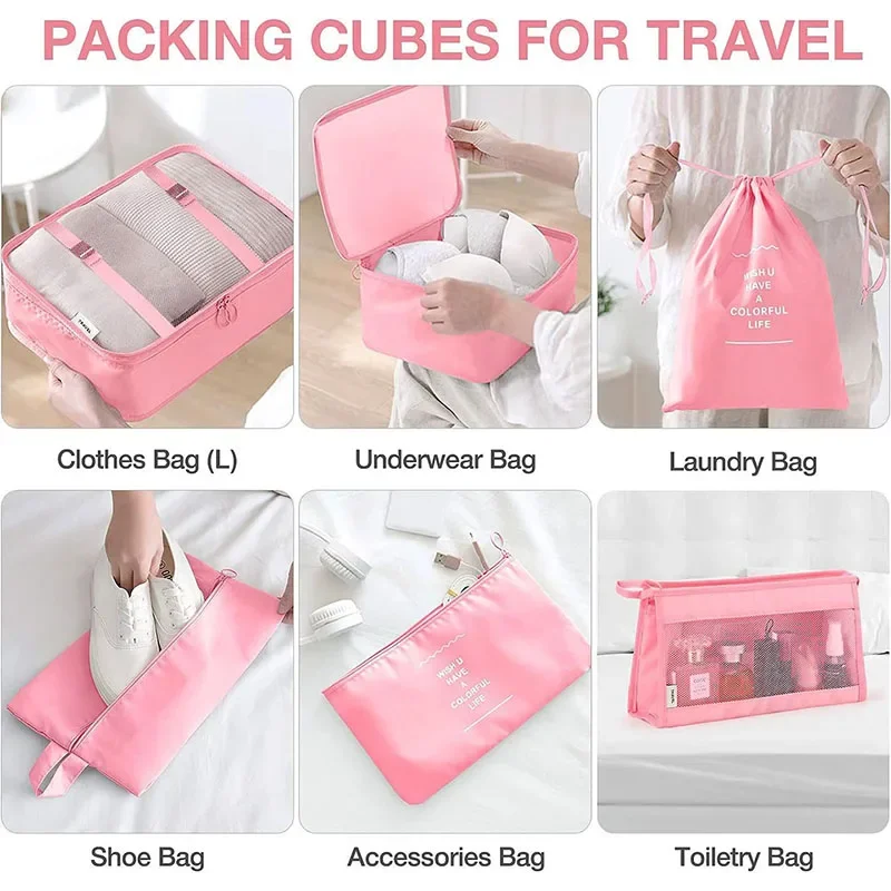 8/9/10/11 Pcs Set Travel Organ - đánh giá và giá Shoe Bag Dust