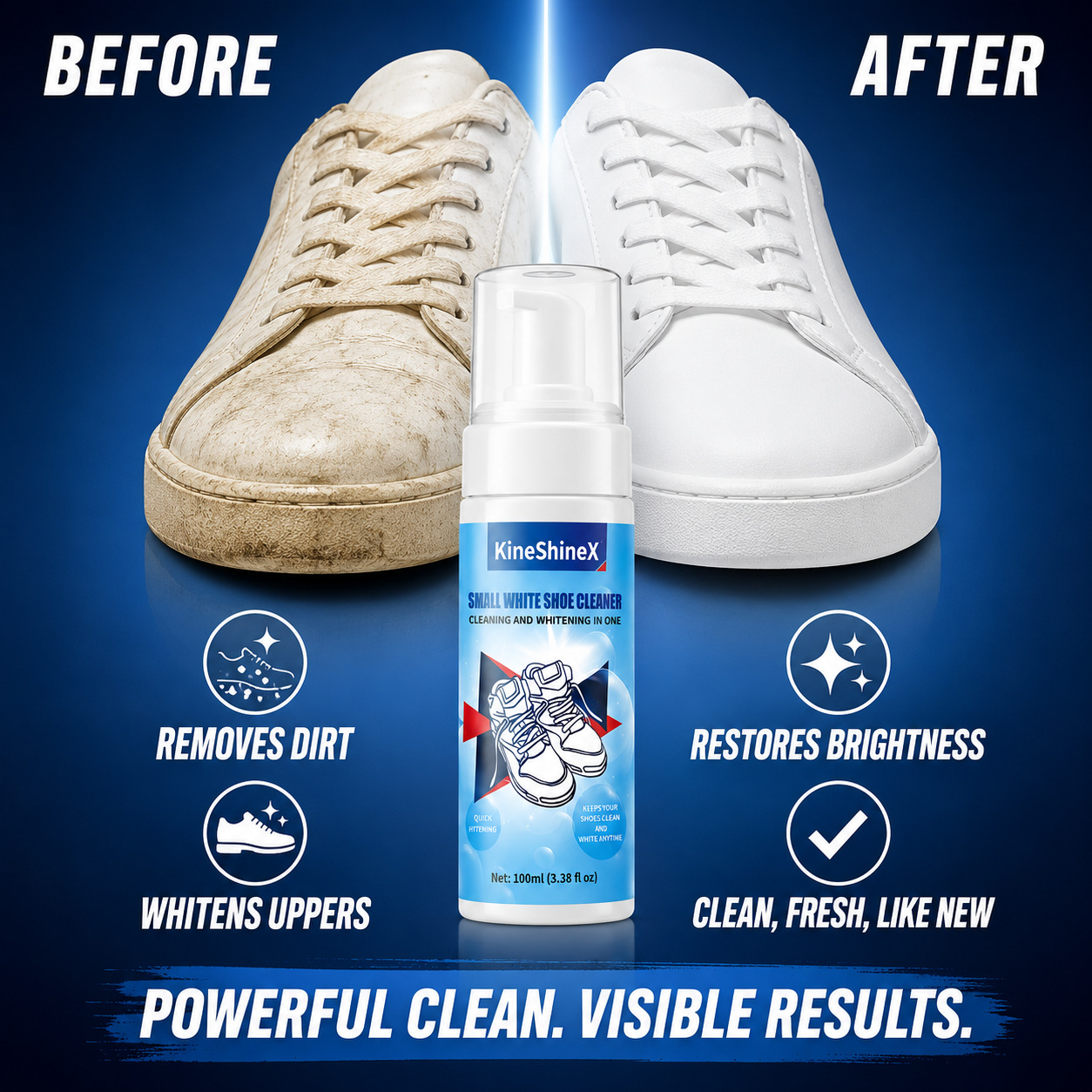 Gihen Shoe Cleaner Kits Water- - đánh giá và giá Sneaker Care Foam